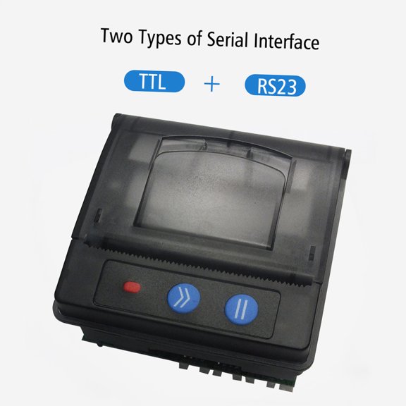 LYD GOOJPRT QR203 58mm Mini Panel Mobile Receipt Printer Low Noise Direct Thermal Printing Module with Serial RS-232C TTL and USB Interfaces