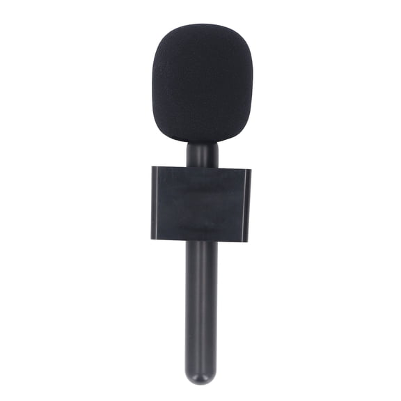 LYD Handheld Microphone Interview Adapter Mount Stand Holder with Foam and Flag for DJI Mic 1/2, Rode Wireless GO II, Hollyland Lark M1 C1, Synco G1 (10.6 inches / 27 cm, Black, 1 Pack)