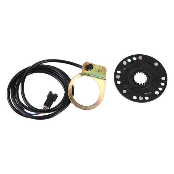 LYD High Sensitivity Electric Bike Pedal Assist Sensor, 8 Magnet E-Bike PAS System Cadence Sensor for Modified Electric Bicycles - Compact 2.5 inches / 6.35 cm Diameter Black Component