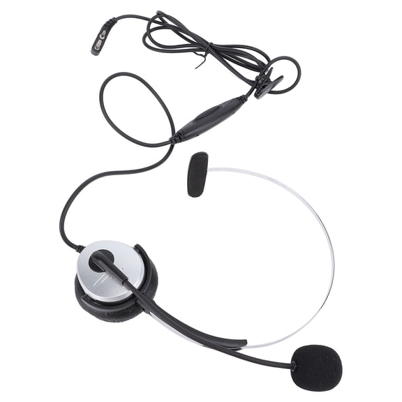 LYD K Head Universal 2 Way Radio Earphone Headset with Noise Isolating Single Sided Earpiece and Mic PTT Walkie Talkie Intercom Headset for Baofeng UV-5R BF-888S, 22x14x5 cm / 8.66x5.51x1.97 in
