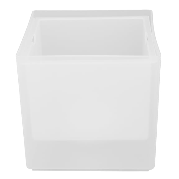 LYD LED Ice Bucket 3.5L Large Capacity IP65 Waterproof Square Double Layer Color Changing Lighted Beverage Chiller Drink Dispenser for Parties Home Bar KTV (7.48 inches / 19 cm)