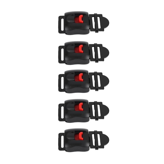 LYD Motorcycle Helmet Speed Clip Chin Strap Quick Release Buckle Kit High Reliability Professional Fastener Replacement Parts Universal Fit for Street Sport Bike ATV Dirt Bike (5 Pack, 2.44"x1.10")