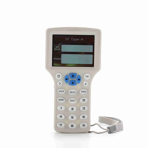 LYD Multi Frequency RFID ID IC Card Reader Writer Copier Duplicator Handheld Smart Card Cloner (6.5 x 3.5 x 1.4 inches / 16.5 x 8.8 x 3.6 cm)