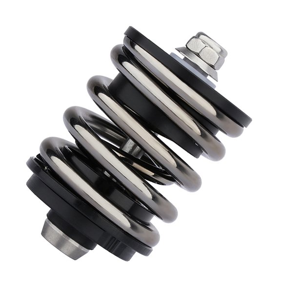 LYD Premium Bicycle Rear Shock Absorber Spring Suspension Replacement for Most Brompton Folding Bikes Lightweight Titanium Shaft Smooth Riding Component 1.6 x 1.6 x 2.6 inches