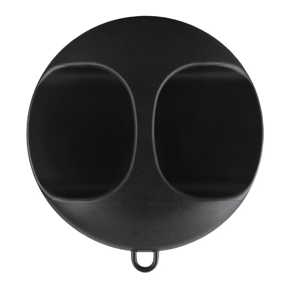 LYD Professional Handheld Round Mirror with Large Handle for Hair Salon & Personal Beauty, Black, 10.8 Inches / 27.5 cm