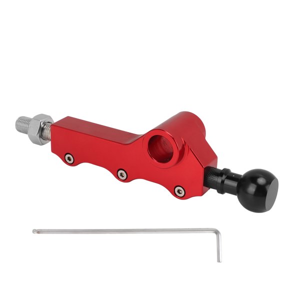 LYD Red Short Gear Shift Lever Aluminium Alloy Shifter with Hex Wrench Replacement for Subaru WRX 2008-2013