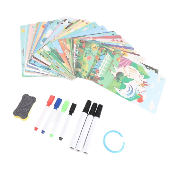 LYD Scribble Workbook Handwriting Practice Activity Toy for Early Education, 128 Pages