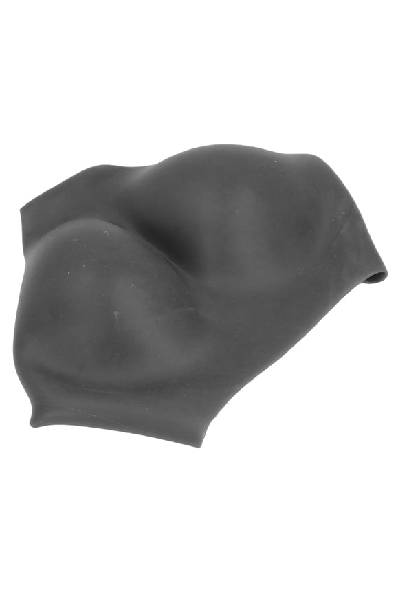 Silicone Hip Enhancer Panty Waterproof Big Butt Panty Skin Friendly Seamless Shapewear Fake Butt Pants Medium Control Mid Waist Gray Black Size M 0.39 inches 1 cm Thick
