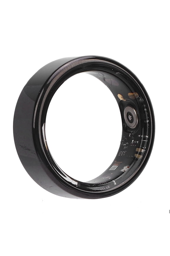 Smart Bluetooth Fitness Tracking Ring Stainless Steel Waterproof with Charging Case Size 8