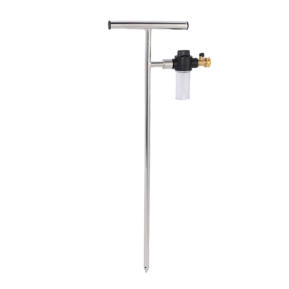 LYD Stainless Steel Deep Root Tree Watering Tool Root Feeder with Fertilizer Bottle Watering Wand Irrigation System Watering Stake with Valve T Handle