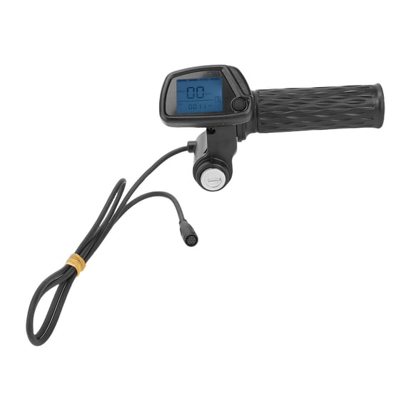 LYD Throttle Integrated Display 48V Twist Throttle with LCD Display Replacement for Tuttio Soleil 01 Electric Dirt Bike Motorcycle Grip (7.09 inches / 18.0 cm)