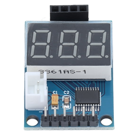 LYD Ultrasonic Distance Measuring Module Sensor HC-SR04 Test Board with 5V Serial Port Output and Digital Tube display, Measures 1.18 to 157.48 inches / 3 to 400 cm Ranging Range