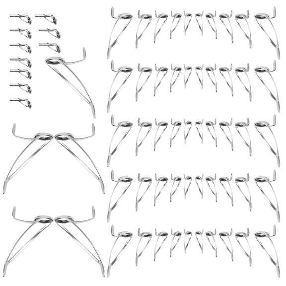 LYD Upgraded 65-Piece Double Foot Sea Pole Guide Ring Kit - Premium Ceramic Sea Rod Wire Eyelets and Durable Loop Fishing Gear Replacement Set (21.00 x 14.00 x 4.00 inches / 53.3 x 35.6 x 10.2 cm)