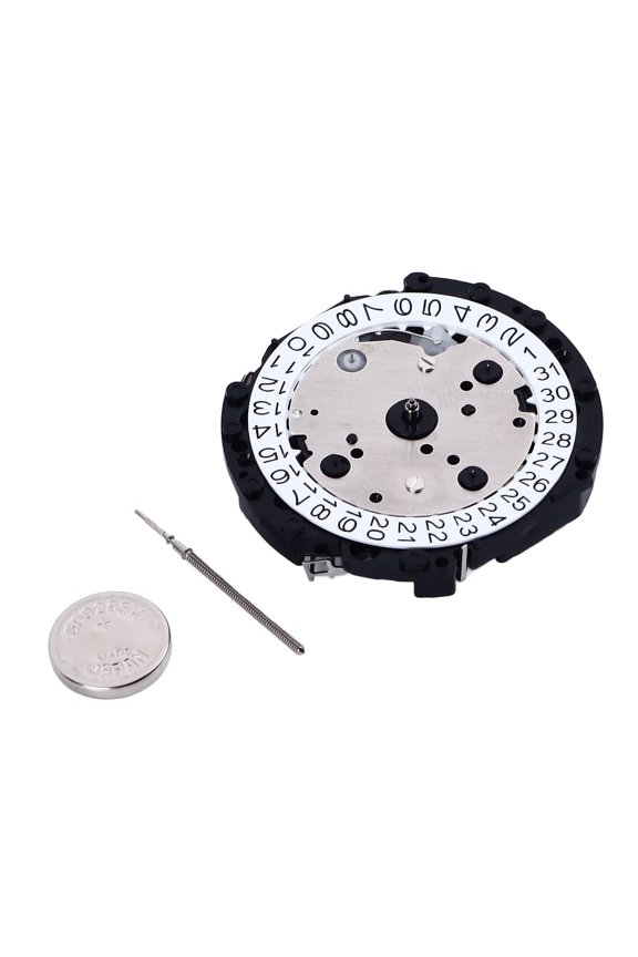 VD53C Quartz Watch Movement Replacement Accessory, Precise Multi-Functional Quartz Watch Replace Movement with 40mAh SR920SW Battery (4.00 x 4.00 x 2.00 Inches / 10.1 x 10.1 x 5.08 cm)