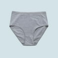 thumbnail image 1 of LYEAA 100% Cotton Underwear for Women Brief High Waisted Soft Cool Breathable Comfort Solid Daily Panties Full Fashionable Underpants Gray L, 1 of 7