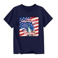 thumbnail image 1 of LYEAA American Flag Shirts for Boys Girls 4th of July Tees Patriotic Red White Blue T Shirts Independence Day Short Sleeve Tops, 1 of 6