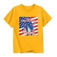 thumbnail image 1 of LYEAA American Flag Shirts for Boys Girls 4th of July Tees Patriotic Red White Blue T Shirts Independence Day Short Sleeve Tops, 1 of 6