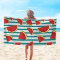 thumbnail image 1 of LYEAA Beach Towels Microfiber 75x150cm Sandproof Beach Towel Beach Blanket Bath Towel Lightweight Shawl Sweat Towel for Travel Vacation Swimming Pool, 1 of 7