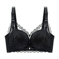 thumbnail image 1 of LYEAA Bras for Women No Underwire Push up Lace Wireless Daily Bras Wirefree Adjustable Strap Lift Soft Bralette Breathable Comfort Sleeping Bras Black XS, 1 of 2