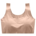 thumbnail image 1 of LYEAA Bras for Women Push up Padded Seamless Wireless Pullover Daily Bras Wirefree Wide Strap Lift Soft Bralette No Wire Breathable Comfort Sleeping Bras with Removable Cup Pink L, 1 of 2