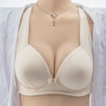 thumbnail image 1 of LYEAA Bras for Nursing Wireless Maternity Bras Breastfeeding Pregnant Solid Openable Breathable Bras Comfort Push Up Women's Sleep Bras Beige 36, 1 of 4