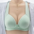 thumbnail image 1 of LYEAA Bras for Nursing Wireless Maternity Bras Breastfeeding Pregnant Solid Openable Breathable Bras Comfort Push Up Women's Sleep Bras Green 40, 1 of 4