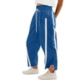 thumbnail image 1 of LYEAA Cargo Pants for Women Straight Leg Sweatpants Waterproof Stripes Baggy Bottoms Fashion Casual Trousers Size5 S-2XL, 1 of 9