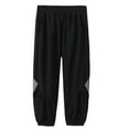 thumbnail image 1 of LYEAA Elastic Waist Pants for Boys Full Length Side Pockets Ankle Cuffs Lightweight Outerwear Pants, 1 of 2