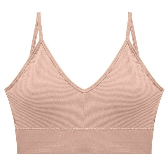 LYEAA Everyday Bras for Women Push up Wireless Pullover Daily Bras Wirefree Lift Soft Bralette No Wire Breathable Comfort Sleeping Bras Pink M