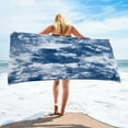 thumbnail image 1 of LYEAA Extra Large Beach Towel Microfiber 75x150cm Sandproof Multi-Purpose Towel Beach Mat Beach Towel Lightweight Bath Towel for Travel Vacation Swimming Pool, 1 of 4
