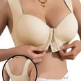 thumbnail image 1 of LYEAA Front Closure Bras for Women Plus Size Wireless Push Up Bras Wide Straps Breathable Comfortable Everyday Bras, 1 of 3