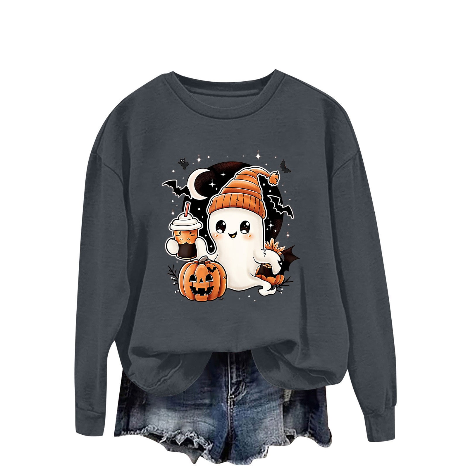 Halloween Casual Long Sleeves Sweatshirt