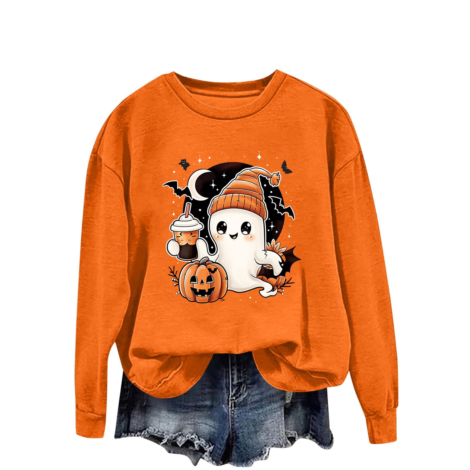 Halloween Casual Long Sleeves Sweatshirt main image 1