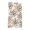 thumbnail image 1 of LYEAA Large Beach Towels Microfiber 70x150cm Sandproof Bath Towel Seaside Sitting Blanket Flower Shawl Sweat Towel Lightweight Beach Mat for Travel Vacation Swimming Pool White, 1 of 2