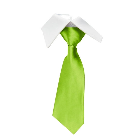 LYEAA Neck Tie Mens Satin Solid Self Tie Neckties Business Formal Men Ties Party Wedding Prom Club Suit Neckwear Green