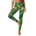 thumbnail image 1 of LYEAA St Patricks Day Leggings Stretchy Elastic Waist Breathable Tights Ankle Length Holiday Print Running Pants, 1 of 8