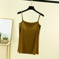 thumbnail image 1 of LYEAA Summer Tank Tops for Women 2025 Plus Size Spaghetti Strap Loose Casual Cami Shirt Solid Crew Neck Sleeveless Breathable Fashion Ladies Pullover Shirts Yellow L, 1 of 1