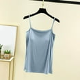 thumbnail image 1 of LYEAA Summer Tank Tops for Women 2025 Plus Size Spaghetti Strap Loose Casual Cami Shirt Solid Crew Neck Sleeveless Breathable Fashion Ladies Pullover Shirts Blue M, 1 of 1