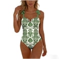 thumbnail image 1 of LYEAA Swimsuit One Piece Women Backless Bathing Suit Belly Control Swimming Sets Beach Vacation Swimwear, 1 of 7