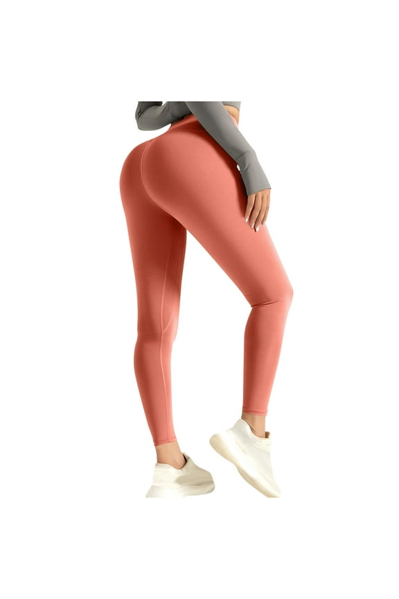 Women Plus Yoga Leggings High Waist Butt Lifting Pants Full Length Workout Elastic Pants Stretch Shapewear Running Tight-fitting Sports Casual Soft Pants Breathable Pants XXL