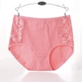 thumbnail image 1 of LYEAA Women Underwear 100% Cotton High Waisted Cool Briefs Breathable Comfort Solid Daily Panties Full Fashionable Underpants Red L, 1 of 3