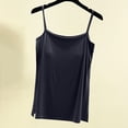thumbnail image 1 of LYEAA Womens Tank Tops Plus Size with Built in Bra Spaghetti Strap Loose Summer Casual Lightweight Cami Shirt Solid Crew Neck Sleeveless Split Breathable Fashion Ladies Pullover Shirts Gray XL, 1 of 1