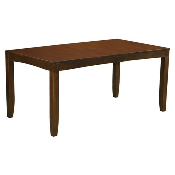 East West Furniture Lynfield 6-piece Wood Dining Set in Espresso