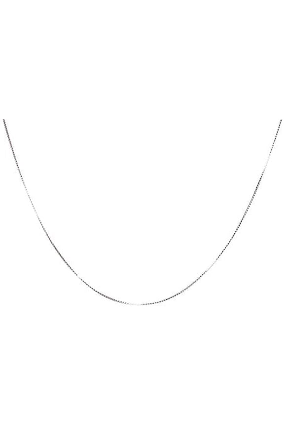 925 Sterling Silver Chain 0.8MM Delicate Box Chain - Italian Necklace Chain - Tiny&Thin&Strong -Friendly Price & Quality 14"-30"