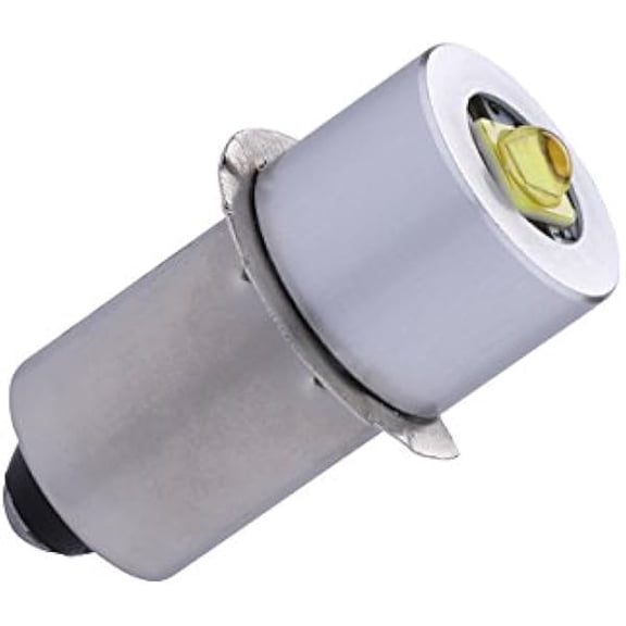 LYH LED Flashlight, Maglight LED Replacement for 3-16 C&D Cells, 3W 12V-18V Bulbs (1 Pack)