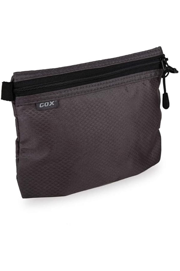 Small Toiletry Bag for Men Bulk Cosmetic Bag Dopp Kit Carry On Zipper Pouch Organization Nylon Packing Sack Wate Repellent(Grey)