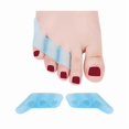 thumbnail image 1 of LYH6PCS Gel Pinky Toe Splint Tailors Bunion Corrector & Bunionette Pain Relief Little Toe Straightener Bunion Pads Corrector Pinky Toes,Overlapping Toe & Calluses,Blisters,Corns Protectors (Blue), 1 of 1