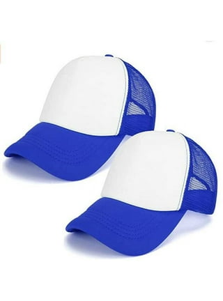 10pcs Heat Transfer Baseball Hats DIY Blank Printing Hat Mesh Sublimation  Hats 