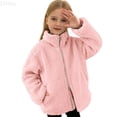 thumbnail image 1 of LYHao Children's Solid Color Double Zipper Jacket Girls Jacket Coat,Sizes 7-8 Years, 1 of 7