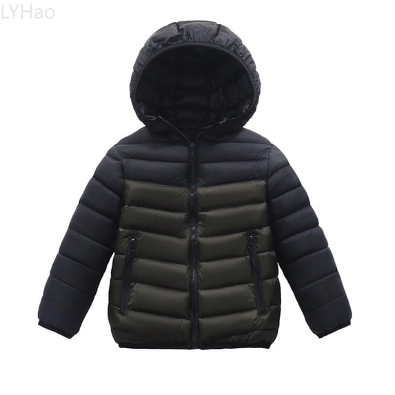 LYHao Girls Down Coat Winter Jacket With Long Sleeves Warm Outerwear For Kids Windproof Cold Weather Jackets Girls Down Coats,Sizes 14-16 Years
